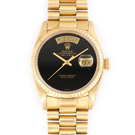 rolex yellow gold day-date watch ref|Rolex Day-Date 40mm price.